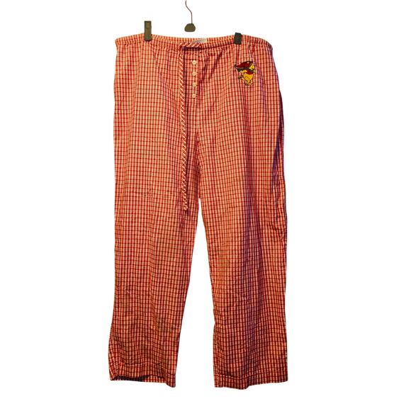 Disney Winnie the Pooh Plaid Sparkle Pajama Pants - Picture 1 of 6